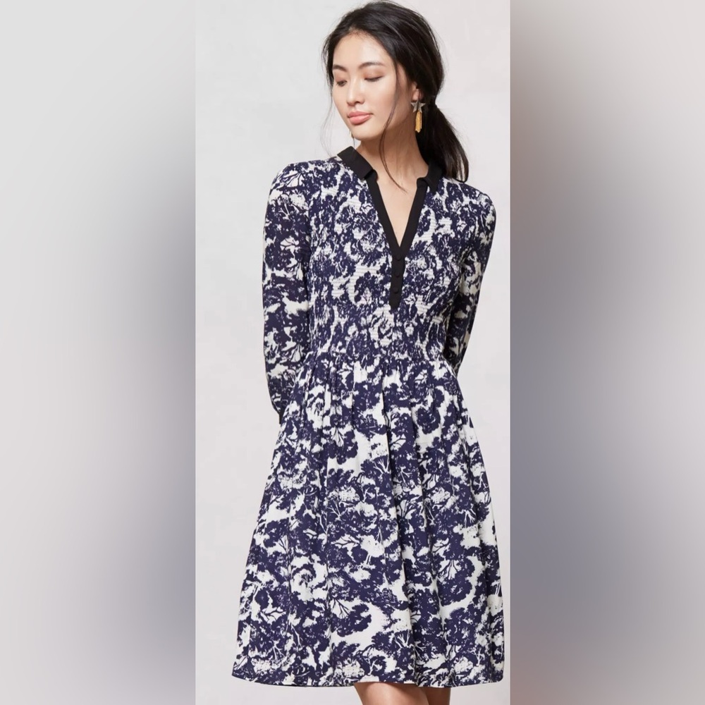 Anthropologie Edme & Esyllte Sketchbook Shirt Dress